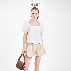 Áo kiểu nữ Marc Fashion form rộng tay phồng cổ vuông TRLH081122