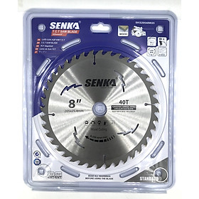 Lưỡi cưa hợp kim SENKA CẮT GỖ 205mm 40 Răng