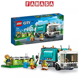 Đồ Chơi Lắp Ráp Xe Rác Tái Chế - Lego City 60386 - Recycling Truck (261 Mảnh Ghép)