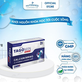 Viên uống Tagomin Bonecare ngăn ngừa loãng xương, tạo khung xương chắc khỏe (Hộp 30 viên)