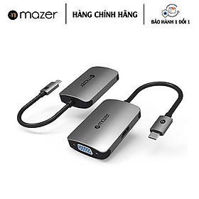 Mua Cổng Chuyển Đổi Mazer USB-C to 4K-HDMI+VGA Dual Display Adapter - Hàng Chính Hãng