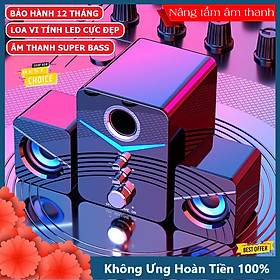 Bộ 3 Loa Vi Tính PC MC Cao Cấp 2.1 - Loa vi tính Âm Bass Hay - K124