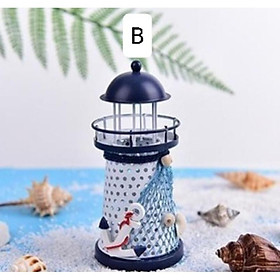 Đèn led trang trí để bàn mô hình ngọn hải đăng