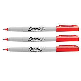 Combo 3 bút lông dầu ngòi kim vẽ đa chất liệu Sharpie Ultra Fine 0.5mm