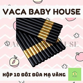 Mua HCM - BỘ 10 ĐÔI ĐŨA MẠ VÀNG CAO CẤP