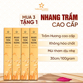 Mua  COMBO 3 Tặng 1  Nhang trầm hương tự nhiên - Loại 12 Năm - Thơm Nhẹ  Dễ Chịu  Không cay mắt  Không Ngứa Mũi - Thiên Mộc Hương