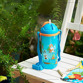 Bình có ống hút tupperware eco kid tumbler with straw 500ml