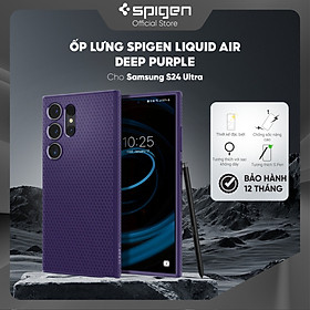 Ốp lưng Spigen Liquid Air cho Samsung Galaxy S24 Ultra/ S24 Plus / S24- Kiểu Dáng Độc Đáo,Hàng chính hãng