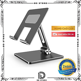 Mua Giá Đỡ Để Bàn Điện Thoại Di Động  Máy Tính Bảng  Ipad Hợp Kim Nhôm Cao Cấp Hai Trục Xoay 180 Độ Chống Đổ Hàng Chính Hãng DD STORE