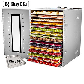 Mua Máy Sấy Thực Phẩm Inox HTG 16 Khay 40cm Khay Inox SS304 Chống Rỉ Sét  Chống Rơi  Hàng Chính Hãng