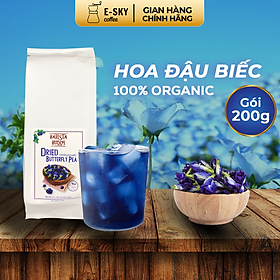 Trà Hoa Đậu Biếc Dried Butterfly Pea Nguyên Liệu Pha Chế Trà Sữa, Trà Trái Cây, Làm Bánh 200g