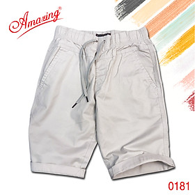 Quần short kaki nam Amazing, màu sắc trẻ trung, bigsize, vải co giãn