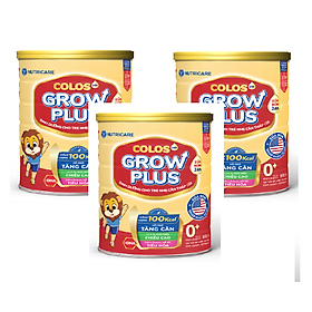 Combo 3 lon Sữa công thức Colos 24h Grow Plus 0+ lon 800g - giúp trẻ phát triển toàn diện