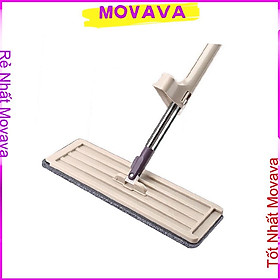 Mua Chổi lau nhà tự vắt thông minh siêu sạch tiện lợi Tặng kèm 2 tấm Bông Lau nhà Shop Movava - CLNTV1
