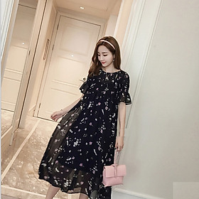 ĐẦM BẦU CHIFFON DÁNG DÀI ĐIỆU ĐÀ DR2499