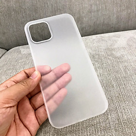 Ốp Lưng Cho iPhone 12, iPhone 12 Pro, iPhone 12 Pro Max - Trong Suốt Mờ Nhám, Chống Bụi, Chống Trày Xước, Mỏng Nhẹ