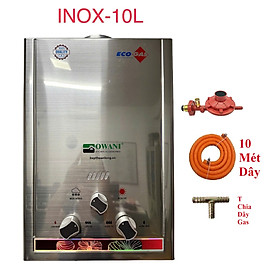 Mua Bình Tắm Dùng Gas OWANI INOX-10L Ống Đồng 8MM - Hàng Chính Hãng