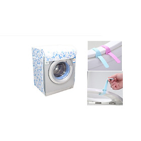 Vỏ bọc bảo vệ máy giặt loại dày ( giao màu ngẫu nhiên) tặng kèm dụng cụ nâng nắp bồn cầu silicon
