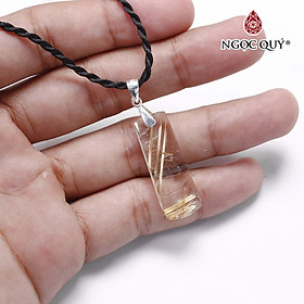 Mặt dây chuyền thạch anh tóc vàng - Ngọc Quý Gemstones