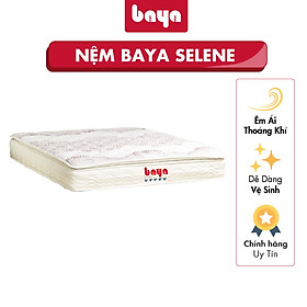 Mua Nệm Lò Xo BAYA SELENE Khung Lò Xo Túi Bằng Thép Nhập Khẩu Có Các Lớp Foam Bao Quanh Chất Lượng Cao  Bề Mặt Đệm Được Bọc Lớp Vải Gấm