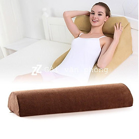 Gối Ngủ Đa Năng Cao Su Non ZURI PILLOW GLN-02 Gối Kê Lưng, Gác Chân, Gối Đầu 3 Trong 1 Với Vỏ Nhung Êm Ái