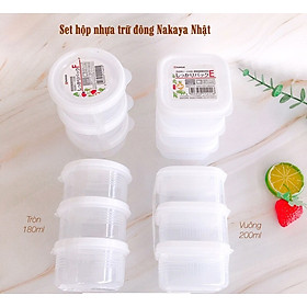 Mua Combo 2 sản phẩm set 03 hộp chia thức ăn 200ml-180ml  thiết kế tinh tế  đẹp mắt  khả năng giữ kín hơi vượt trội - nội địa Nhật Bản