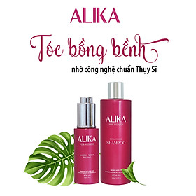 [Hiệu quả 100%] Combo set dầu gội, tinh chất Alika for Women kích thích mọc tóc, chắc khỏe