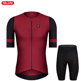 Summer Pro Aero Aero đàn hồi tay áo xe đạp Người đàn ông quần áo Red Senior Breathable Cycling Jersey Set Mountain Xe đạp đi bộ áo Color: cycling set 8 Size: XS