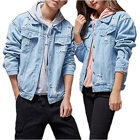 Set áo khoác jeans cặp đôi AKJN05