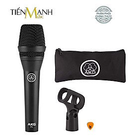 [Chính Hãng Mỹ] Micro AKG P5i Mic Cầm Tay Hát Karaoke Supercardioid Dynamic Vocal, Biểu diễn chuyên nghiệp Microphone Harman Connected PA Compatibility - Kèm Móng Gẩy DreamMaker