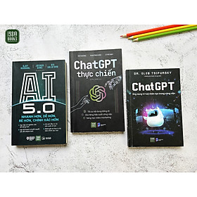 Combo 3 cuốn Chat GPT + Chat GPT Thực Chiến + AI 5.0