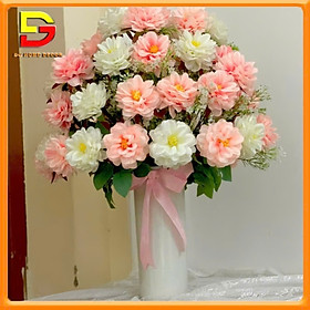 Mua Bình Hoa Lọ Hoa Lụa Cao Cấp Trang Trí Nhà Cửa Phòng Khách Sảnh Khách Sạn Văn Phòng DG-305