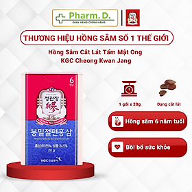 Gói Hồng Sâm Cắt Lát Tẩm Mật Ong KGC Cheong Kwan Jang Hộp 6 gói,12 gói, 1