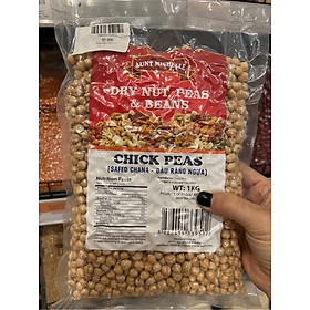 Bột Đậu Gà và Hạt Đậu Gà Tươi Nguyên Liệu Nấu Ăn, Làm Bánh - Chickpeas The Nuts Valley  - Hạt Đậu Gà Tươi - 1kg