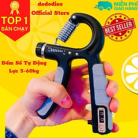 Kìm Tập Cơ Tay, Kìm Bóp Tay, Phụ Kiện Hỗ Trợ Tập Gym Tại Nhà Điều Chỉnh Lực 10-60 KG - Chính hãng dododios