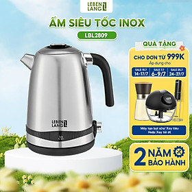 Mua Ấm siêu tốc LEBENLANG 1.8 lít bằng inox 304 có LED hiện nhiệt độ  LBE2662 - hàng chính hãng