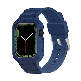 Ốp Case Kèm Dây Đeo Kiểu Gshock Kai dành cho Đồng Hồ Apple Watch- Hàng Chính Hãng