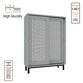 Mua  Happy Home Furniture  ROTAN  Tủ đựng đồ 2 cánh lùa - chân sắt  80cm x 34cm x 110cm ( DxRxC)  TCL_030