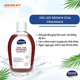 Dầu gội hỗ trợ viêm da tiết bã Redwin Coal Fragrance Shampoo 