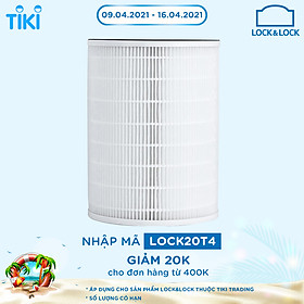 Lõi lọc của máy lọc không khí Lock&Lock air furifier filter ENP126_FLT - Hàng chính hãng