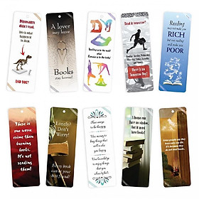Bộ 10 Bookmark song ngữ truyền cảm hứng đọc sách