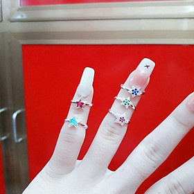 Nhẫn bạc bé gái đính đá cao cấp  YN JEWELRY