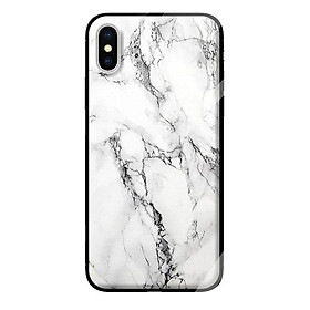 Ốp kính cho iPhone XS MAX NỀN ĐÁ HOA 1 - Hàng chính hãng