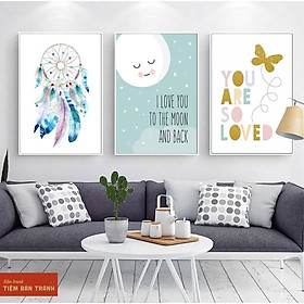 Tranh canvas cao cấp - Bộ 3 bức canvas tổng hợp 41
