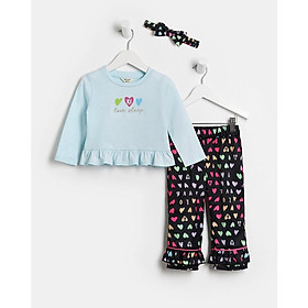 Hàng auth Set bộ dài tay bé gái River UK săn sale sz 4-5Y