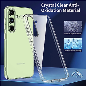 Ốp lưng trong dẻo mỏng cho Samsung Galaxy S23 FE độ trong tuyệt đối chống trầy xước - Hàng nhập khẩu