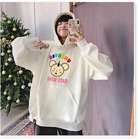 Áo hoodies mặt gấu form rộng to y hình XỊN XÒ , HOT HÈ 2021 THỜI TRANG LANA FASHION