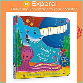 Sách - Commotion in the Ocean Board Book by Giles Andreae (UK edition, paperback)