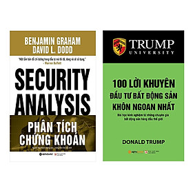 [Download Sách] Combo Phân Tích Chứng Khoán + 100 Lời Khuyên Đầu Tư Bất Động Sản Khôn Ngoan Nhất (Tái Bản 2018) (2 Cuốn)