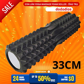 Con lăn Yoga Massage Foarm Roller, ống trụ lăn xốp thể thao giãn cơ có gai roam rollet cao cấp, ống lăn giãn cơ - Chính hãng DoDoDios